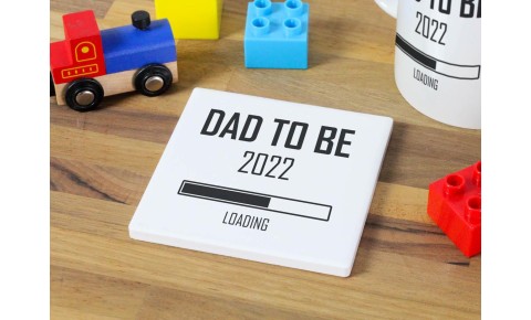 Dad To Be 2022 Ceramic Coaster 